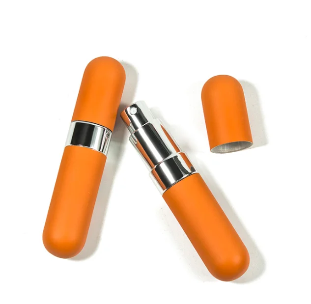 Factory Original 12ml unique color Perfume bottle with metal shell  metal pocket perfume atomizer parfums aluminium bottle