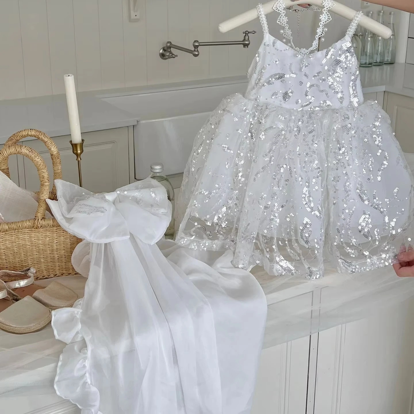 1136 princess design infant baby girls sequin tutu dress chid kids wedding birthday tulle dresses clothing boutiques