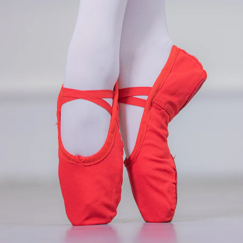 High Quality Canvas Soft Ballet Dance Shoes Elastic Lace 3001
