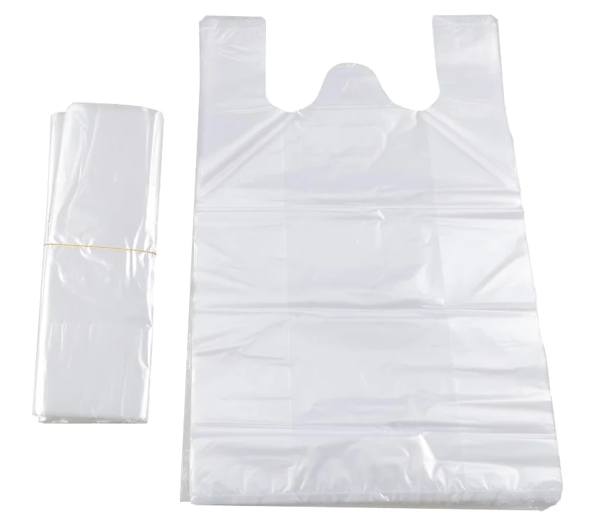 Manufacturer Food Certificate Supermarket Compostable Plastic Packing Take Away T Shirt Shopping Bag Plastic Food Bag
