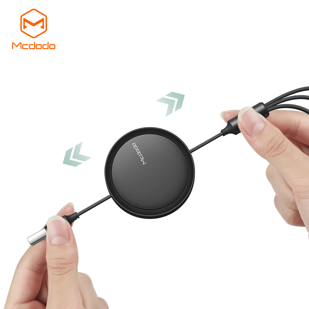  Mcdodo 3A зарядный кабель 3 в 1 Light-ning + Micro Type C для передачи данных мульти зарядное устройство USB