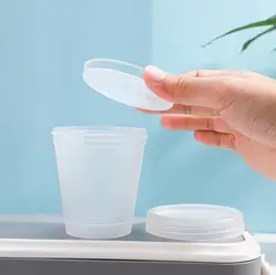 WHOLESALE EMPTY FROSTED 100ML Bath Salt Scrub ALOE VERA GEL PP Plastic jar container bottle