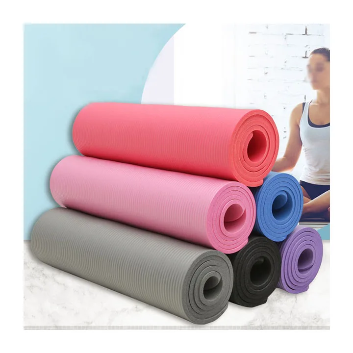 Wholesale extra thick non slip high density tear proof Pilates NBR yoga mat