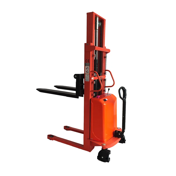 China Manufacturer Electric Auto Stacker 425 Kg Stacker Pump Max Lift Provided Forklift Semi Electric Stacker