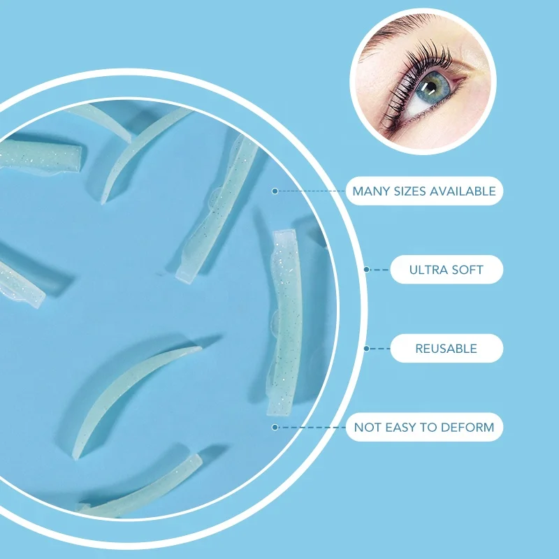 Self Sticky Lash Lift Pad Shields Multi-sizes Eyelash Lifting Pads Perming Shield perm pads Softer Silicone lash lifting shields