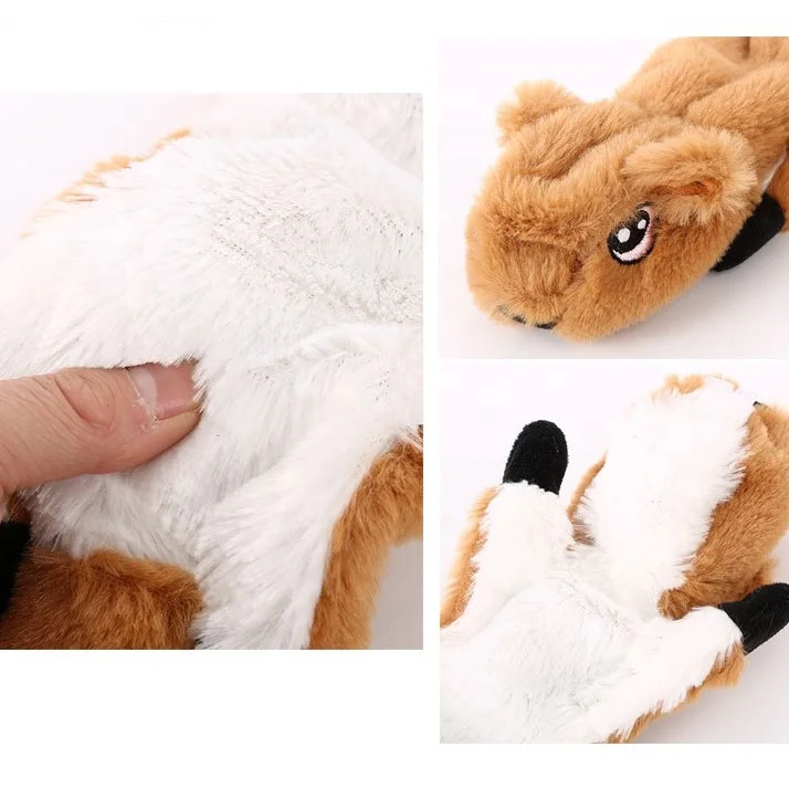 Pet toy supplies Wholesale safe green stuffed squeaky pet dog soft