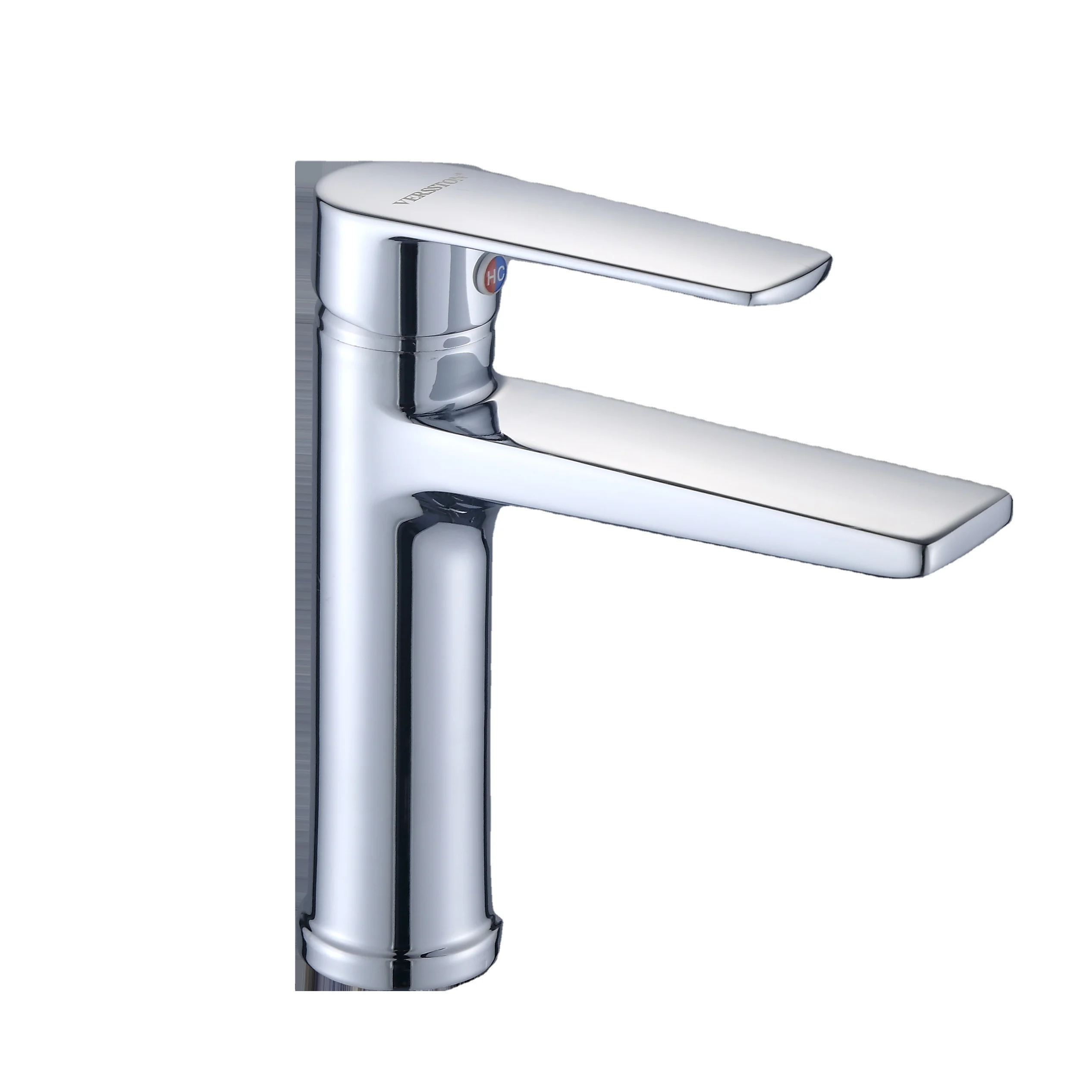 High Quality Polished Chrome Plated Brass Faucets for Bathroom Washbasin Faucet