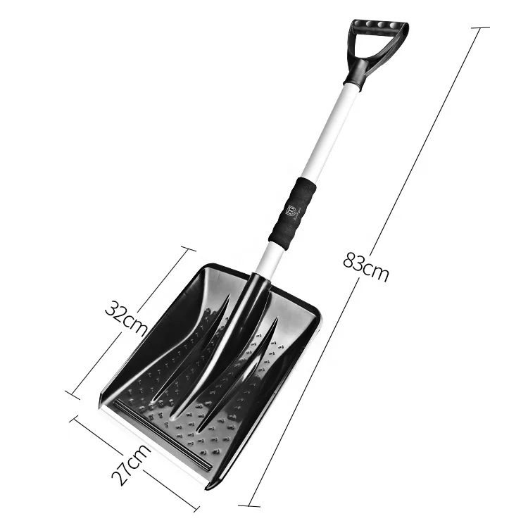 
Plastic Snow Shovel, Aluminium Handle durable and light weight design for home, emergency snow shovel car pusher 
