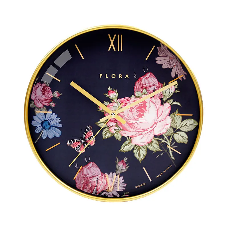 Современные креативные кварцевые настенные часы с модными цветами дизайн настраиваемый для гостиной спальни офиса кафе домашнего декора