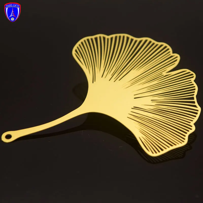 Blank Sublimation Promotional Maple Leaf Bookmark  Vintage Leaf Bookmark Journal Enamel Metal Book Marks Custom Design