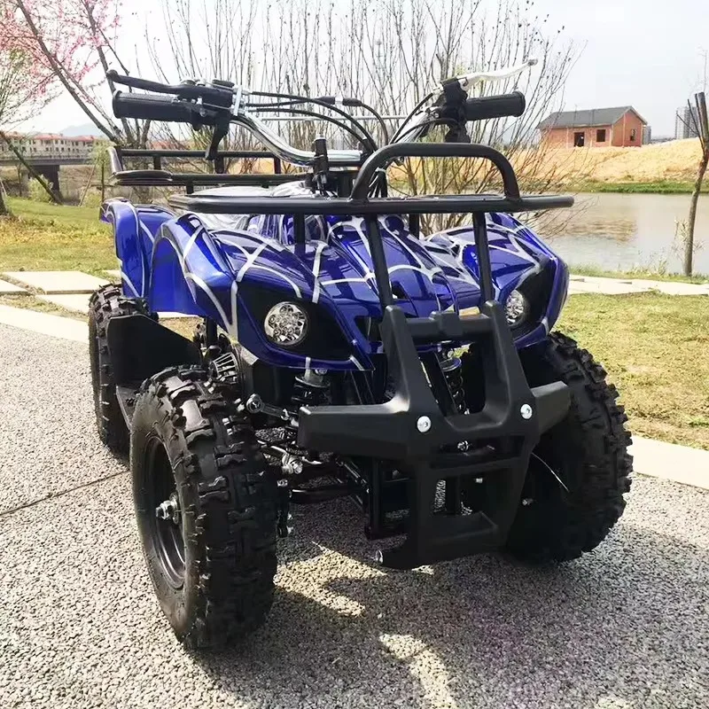 50cc 2-Stroke Mini Electric Snowmobile Upgradeable Accessories with 200cc Engine Electric Start for Winter Sports