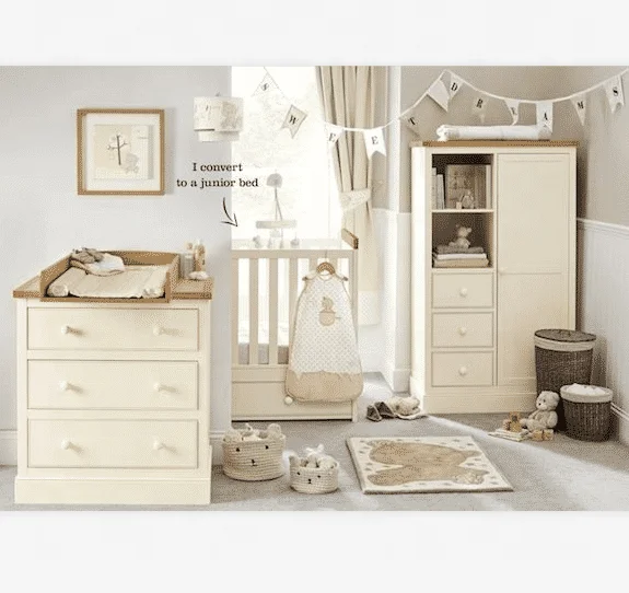 Cheap Wood Material and Panel Wood Style baby cribs furniture