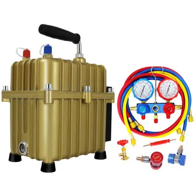 Dual functional air pump automobile air conditioning pump