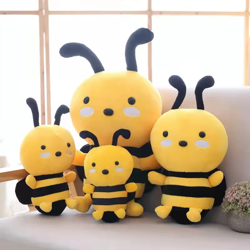 Lovely Kawai bee animal doll sleeping comfort doll