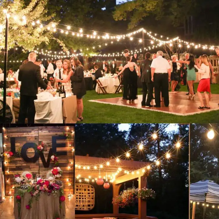 Crystal Ball Bright Star Solar Strip Light LED Bulb Yard Porch Smart Wedding Party Outdoor Waterproof Christmas Decor