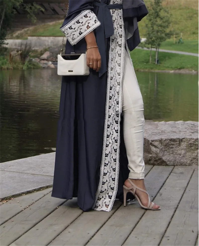 2022 Latest Satin Abaya Clothing Wholesale New Designs Dubai Women Muslim Dress Open Best Selling Abaya