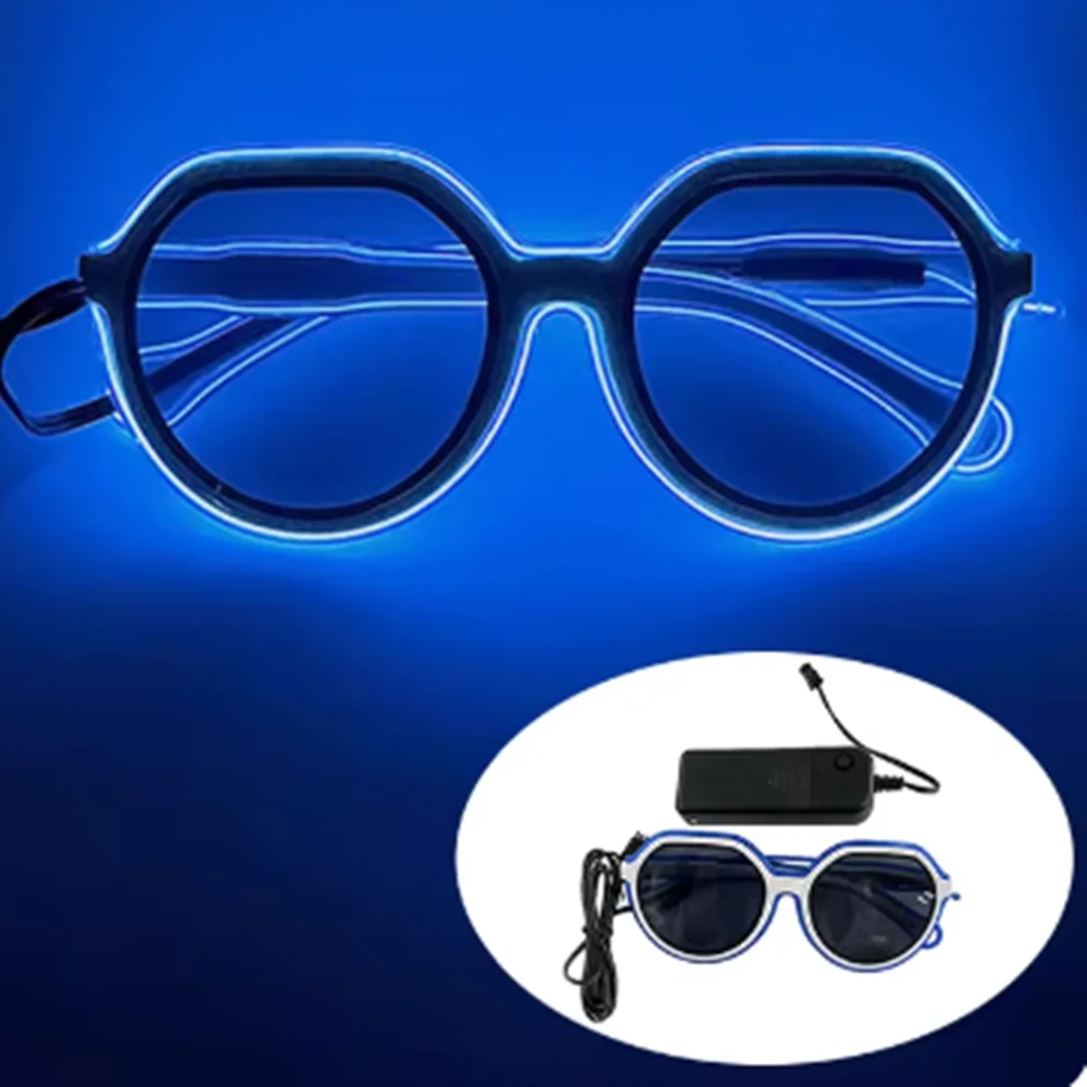 NEW Led Sunglasses Lights Rave Parties Glowing Glasses with Led Light Up Glasses Wedding Party Accessories