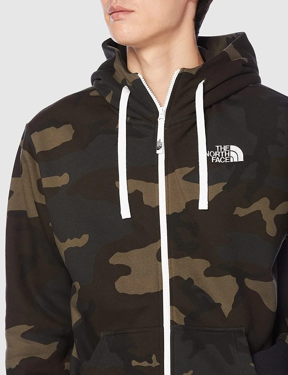 Custom new products green camo jackets custom weave label 320gsm cotton sport running hoodies in winter