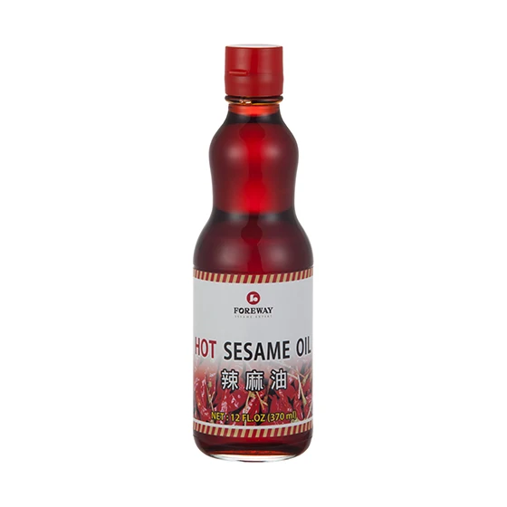 
370ml Certified Wholesale High Quality Chili Sesame_Hot Seed_Oil for supermarket 