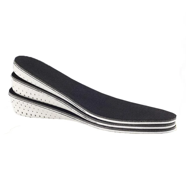 Factory Wholesale Invisible EVA Height Increase Insole One Layers 2/3/4cm Height Heel Insoles Inner Shoe Insoles