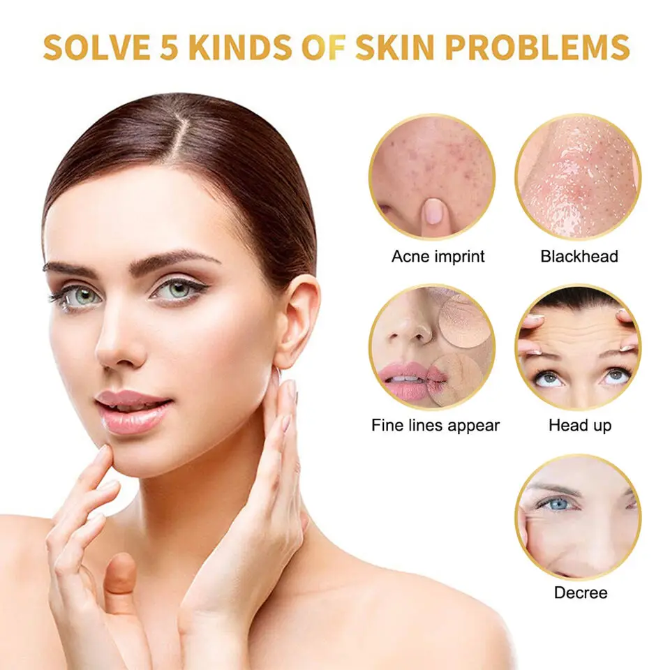 Retinol Snake Venom Peptide 24K Gold Peel off Mask Anti-Wrinkle Face Moisturizing Hydrating Mask For All Skin