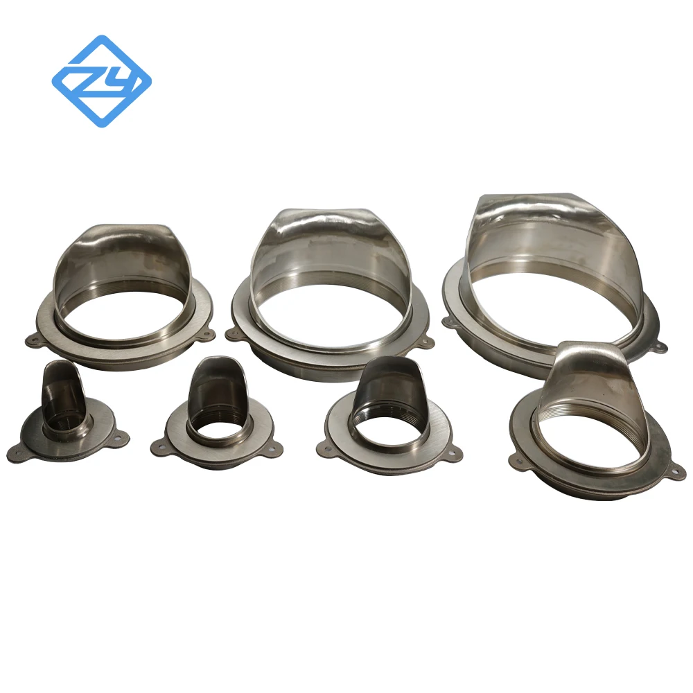 Nickel Bronze Downspout Nozzle Wall Drain Working for Outlet Drainer