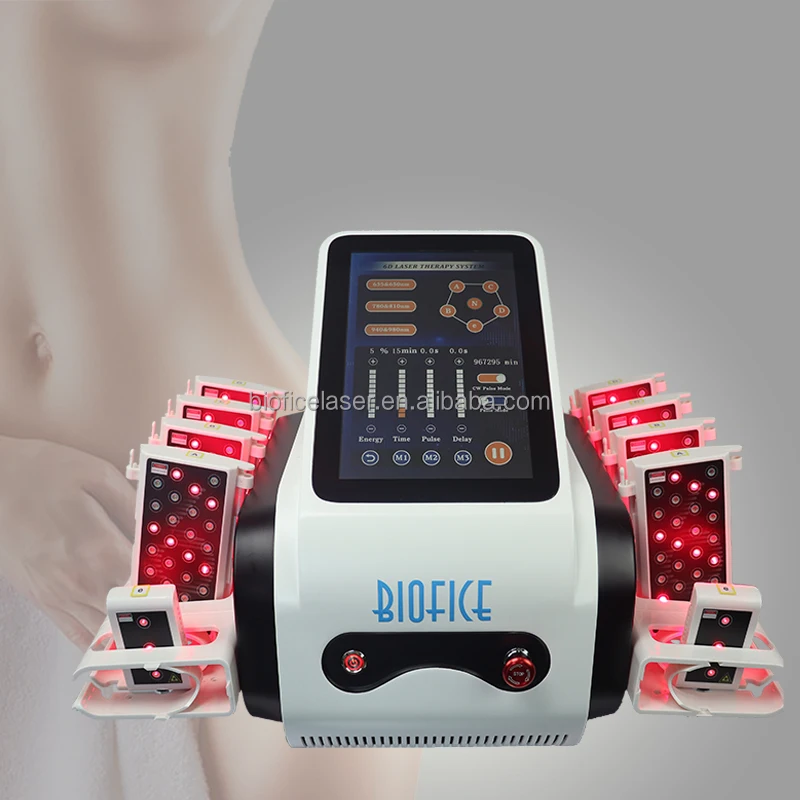 Portable 14 pads slimming fat removal body contouring corporal 250MW warm lipolaser profesional