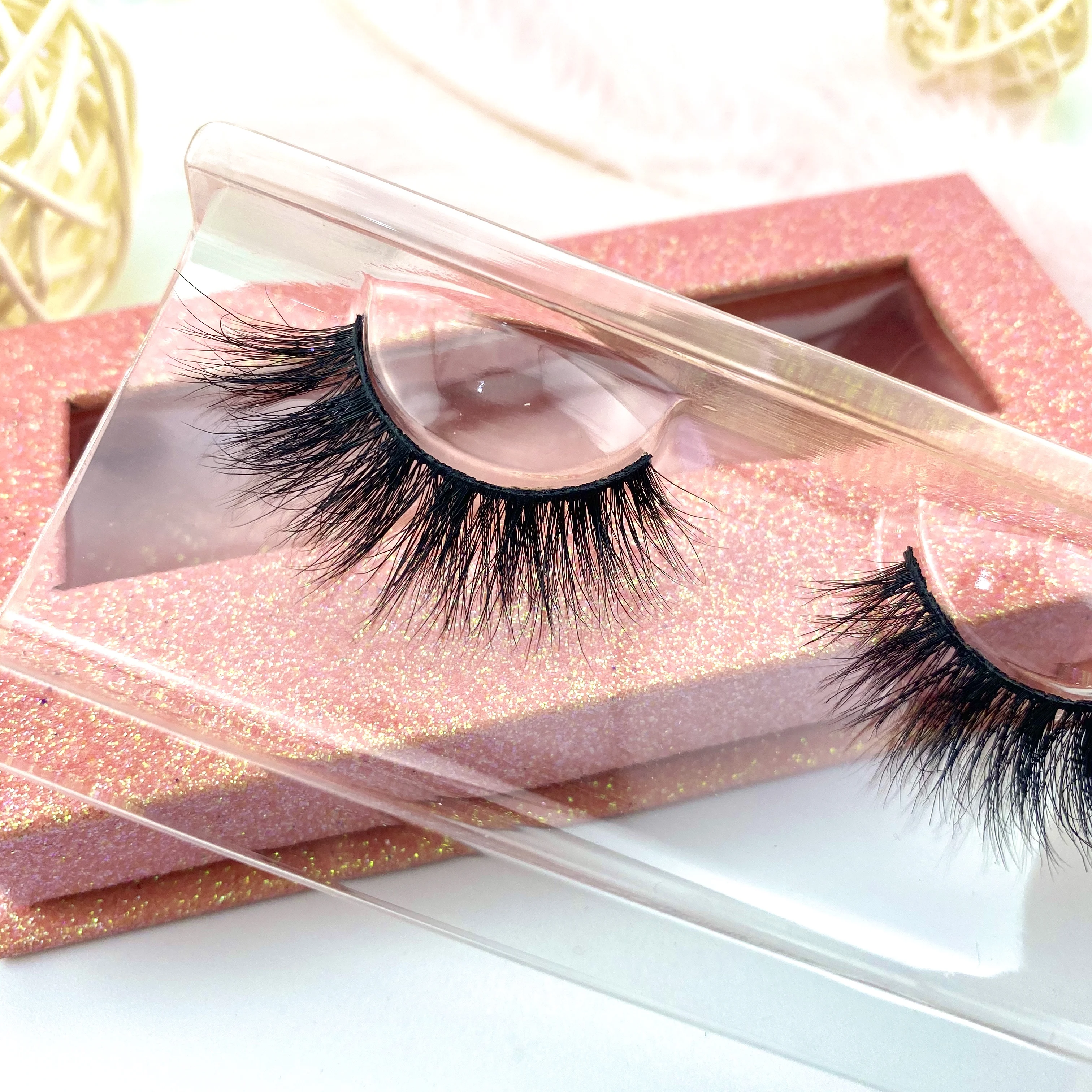 Manufacturer Vendors Handmade 3D Mink Eyelashes With Custom Box Your Own Brand Lashes