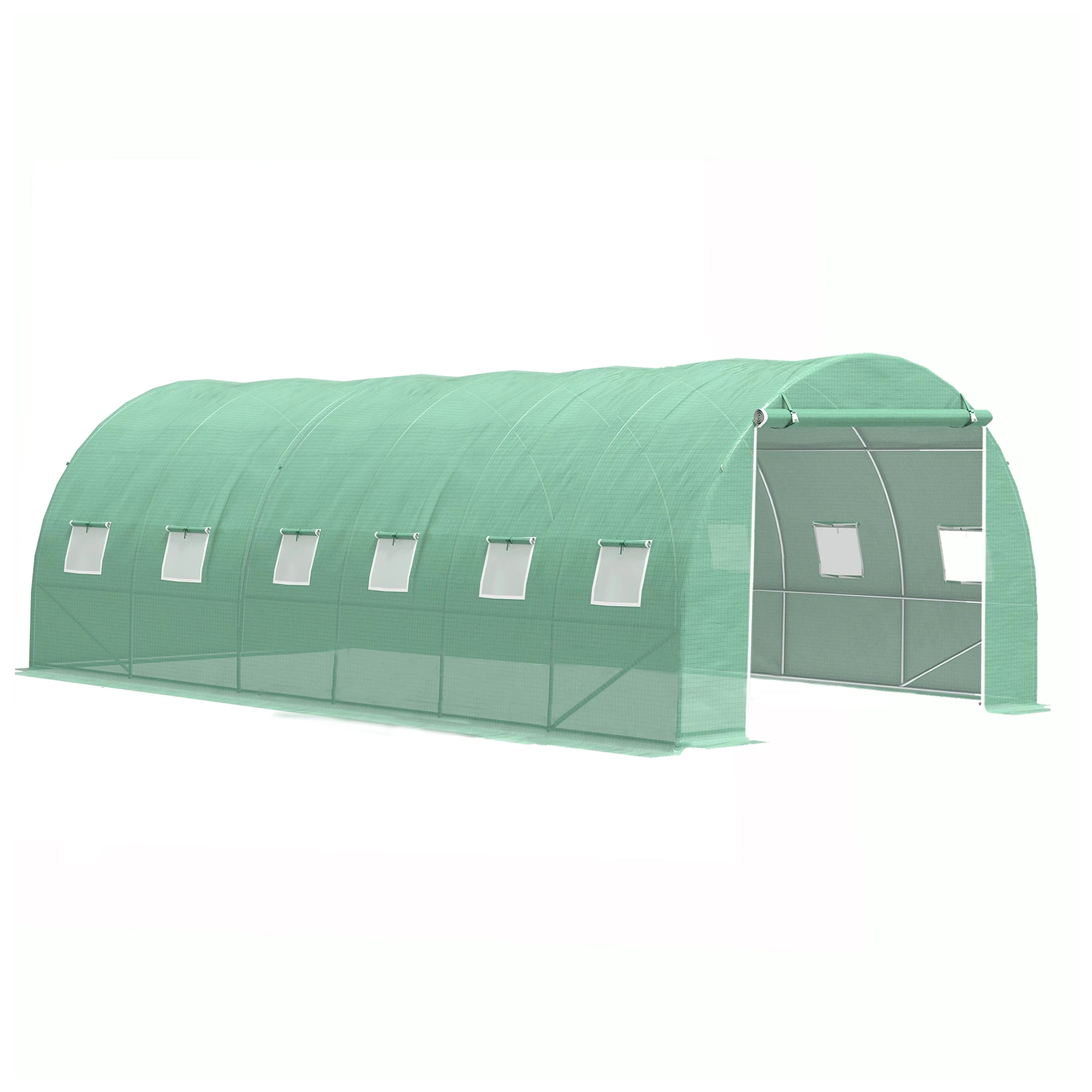 Backyard Gardening Planter Green House Garden Plant Growing House With Door and Ventilation