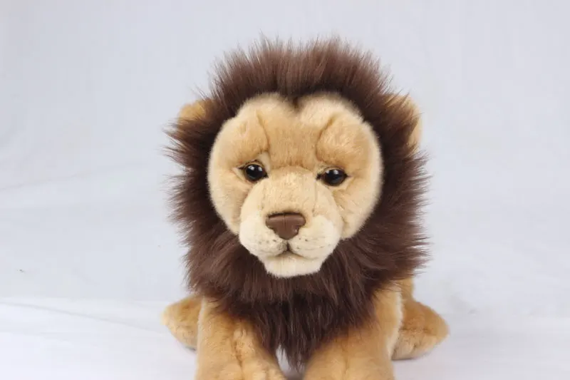 Custom Cartoon Stuffed Soft Brown Best Made Animal Plush Lion Toys For Baby