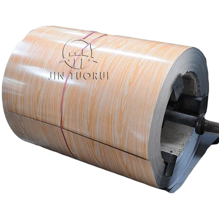 Wood grain/camouflage/flower/brick/marble design pattern printed prepainted galvanized/PPGI steel coil sheet