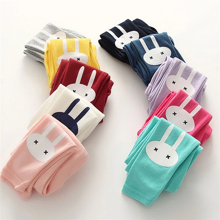 New Hot Products Fashion Kids Korea Style Teens Wearing Sweet Love Design Cotton Leggings Wholesale