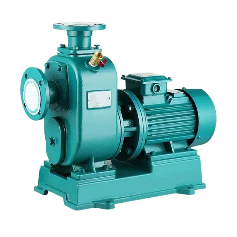 Industrial 380VBZ direct-coupled centrifugal self-priming pump non-clogging self-priming sewage pump