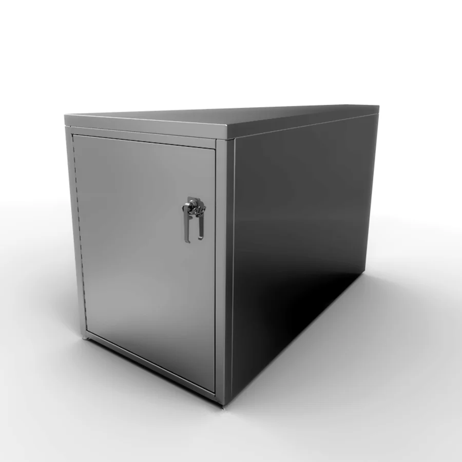 Шкафчик для хранения велосипедов, общественный металлический двойной открытый и закрытый шкафчик для хранения велосипедов