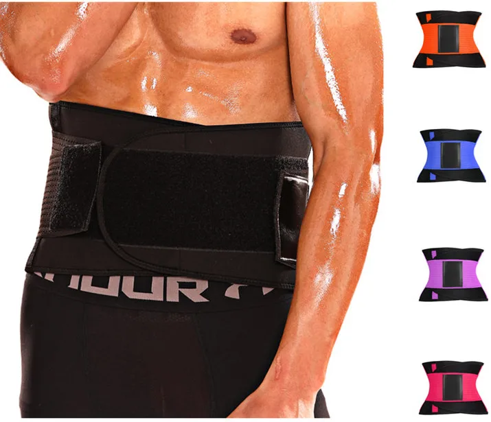 
Custom Logo Polyester Adjustable Waist Support Sport Girdle Sweat Slimming Waist Trimmer Belt 