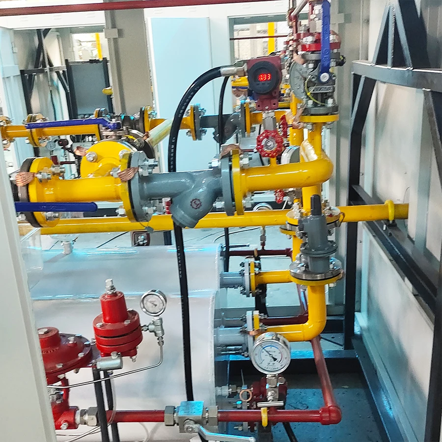 500scm Natural Gas Pressure Reduction Station Regulating and Metering Skid Gas CNG PRMS for Sale