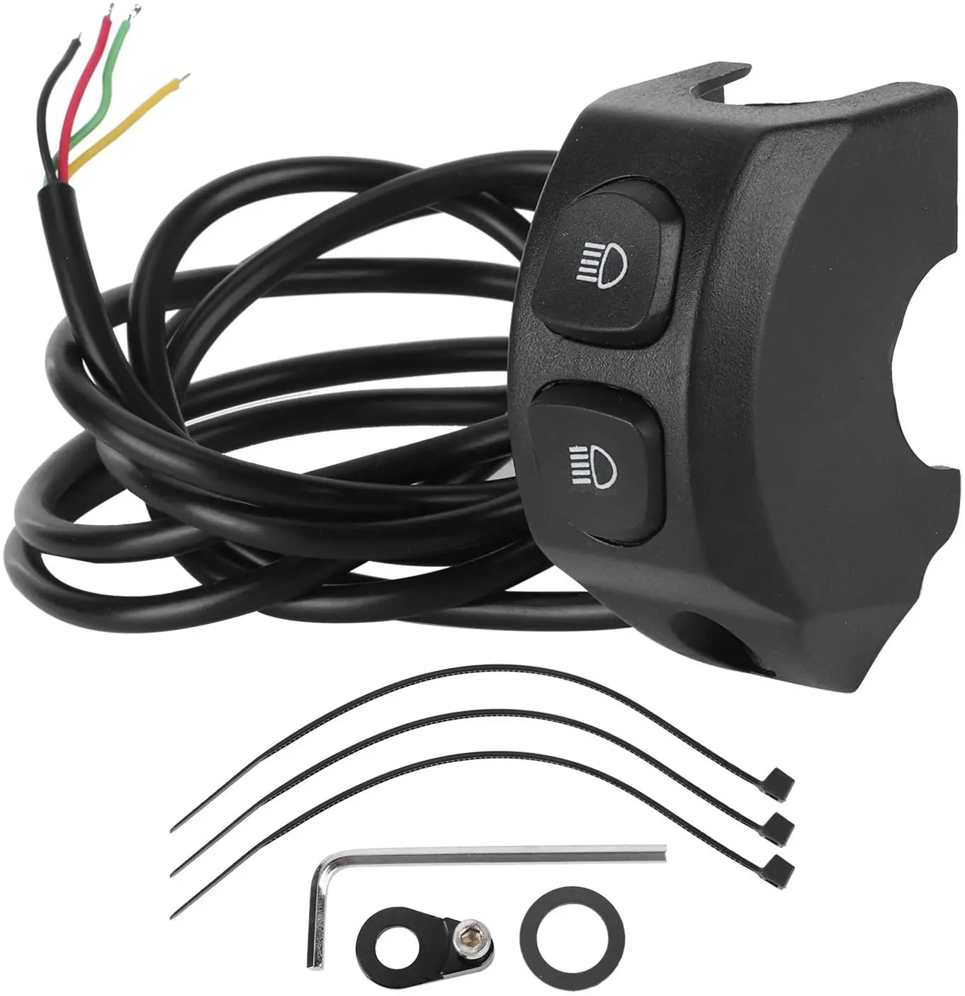 Motorcycle Universal Waterproof Fog Light Switch Handlebar Fog Light Switch Fit for R1200GS R1250GS F750GS F850GS