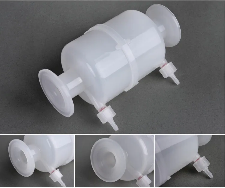 IPF серия 0,2 микрон Гидрофобный PTFE мембранный капсульный фильтр 1/4 дюйма NPT соединения 2,5 дюйма Длина для очистки воздуха