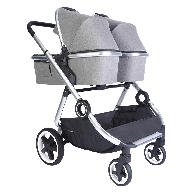 Elegant Kids All Wheel Suspension Popular Tandem Double Stroller