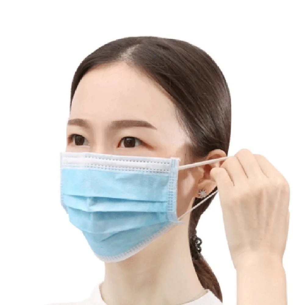 
 Оптовая продажа Китай производитель высокое качество дешевые mascarillas синий нетканый 3ply earloop хирургические медицинские одноразовые маски для лица  