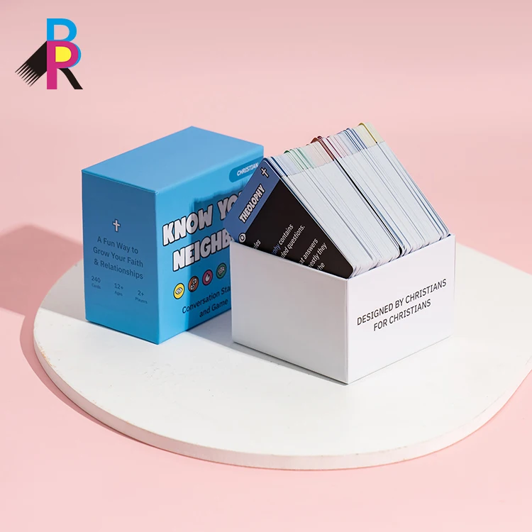 Factory printing learning education flashcard custom card kids memory cards game