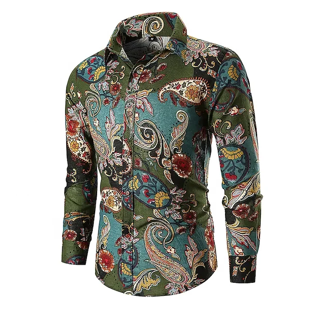 Factory Wholesale Custom Summer Short-sleeved Shirt 3D Print Coconut Tree Graphic Turndown New Fashion Trend Shirt For Men