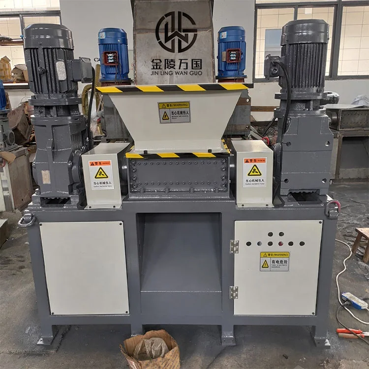 Небольшой объемный одновальный измельчитель, PP, PVC, PE, Pvbplastic машина для измельчения головки