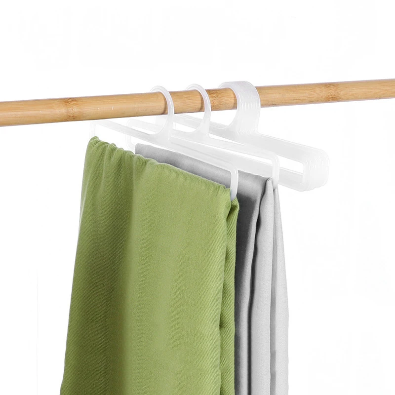 Cross-Border Retail Silk Scarf Display Hanger Square Perchas for Towel Storage Rack Plastic Tie Towel Stand for Scarf Shop