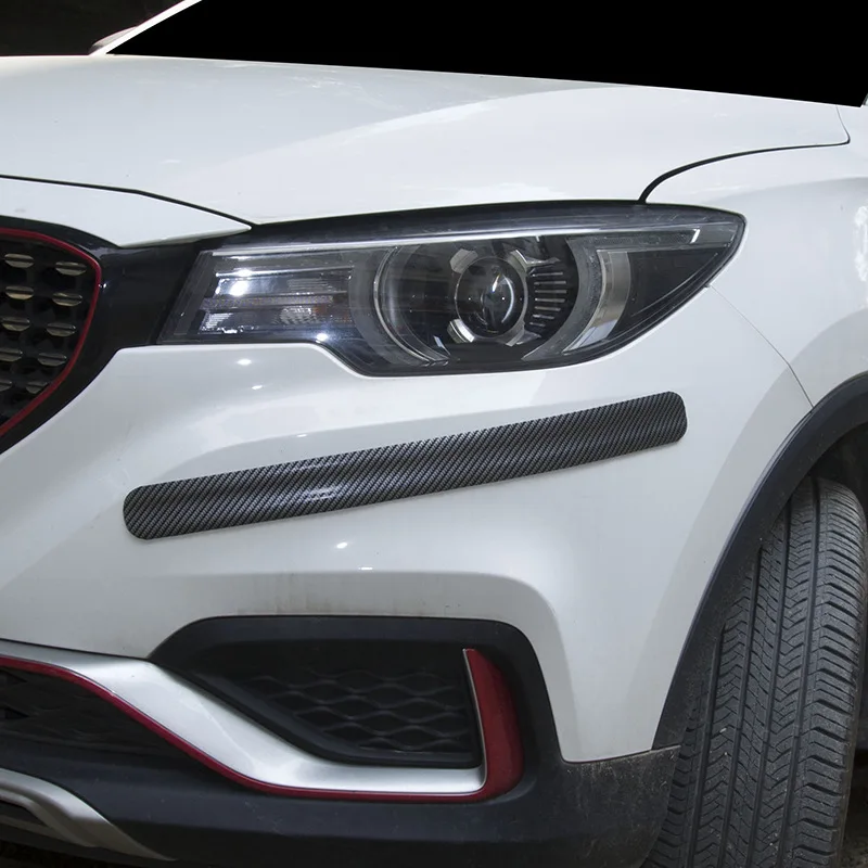 Multi-function Universal Anti-collision Trim Carbon Fiber Car Door Protection Strip in Soft PVC Rubber car door protection strip