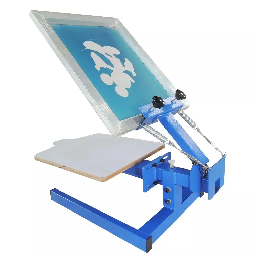 touch manual one colour personal t-shirt screen printing printer machine for clothes