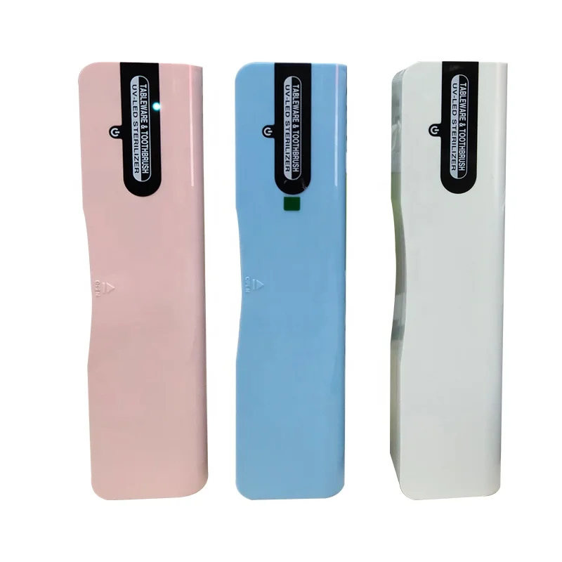 Портативная вилка и ложка UVC со светодиодной подсветкой для личной гигиены, набор палочек для еды, столовые приборы, зубная щетка, очиститель, общественная посуда, УФ стерилизатор