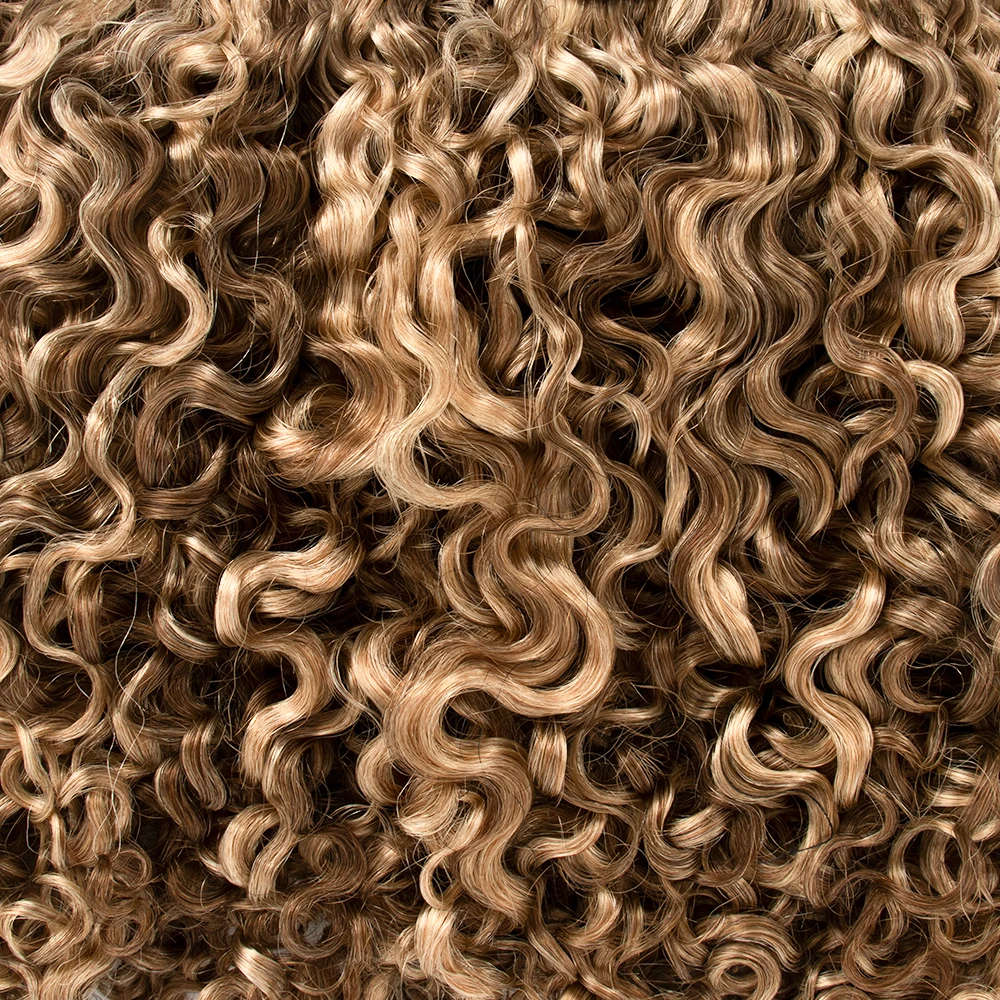 Top Quality Hair Extensions 100%Human Hair Real Hair Clip In Extensions Brown Kinky Curly Seamless Clip Ins Extension