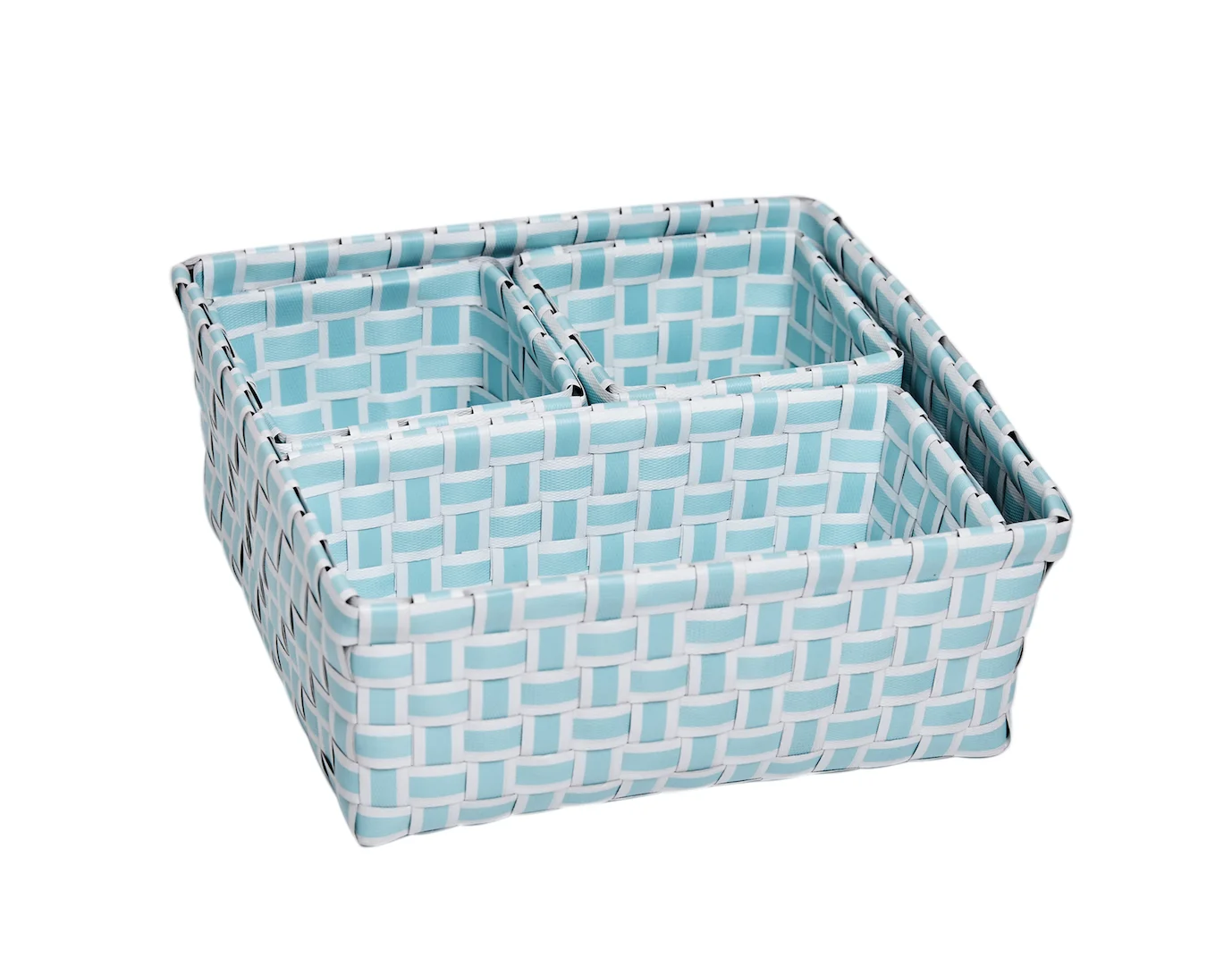 2022 Fashion and Elegant Set 4 PP Strap Basket Mothers day gifts cheap