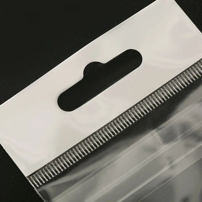 Custom Logo Clear BOPP PET BOPP Adhesive Self-Seal Bags Balloon Packaging CPP Plastic Gravure Printed Hanging Header Hole Card